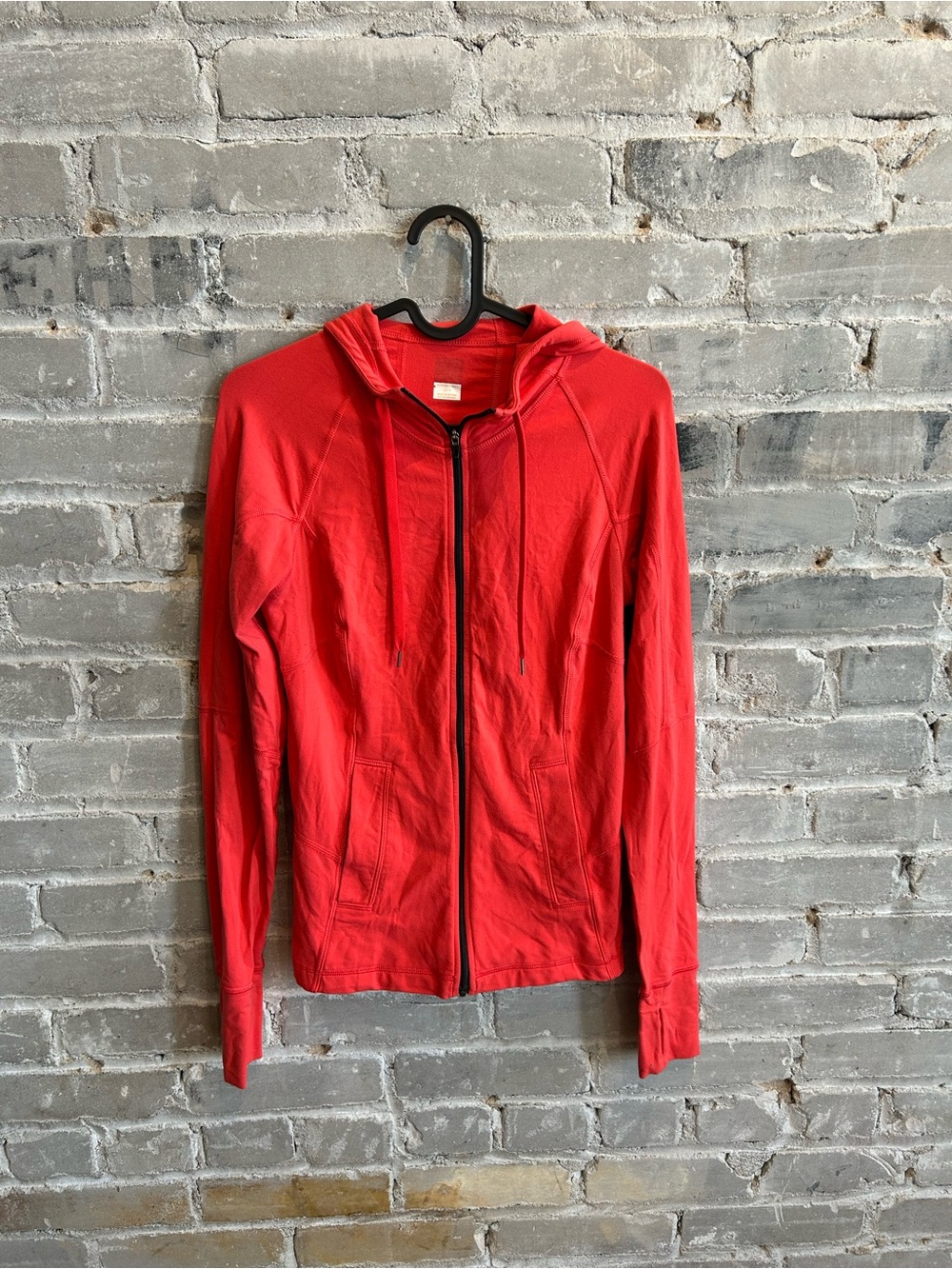 Lucy Activewear Coral Pink Full Zip Hooded Running Jacket XS